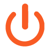 power button icon representing activation and technology in a digital context related to 21st century innovation